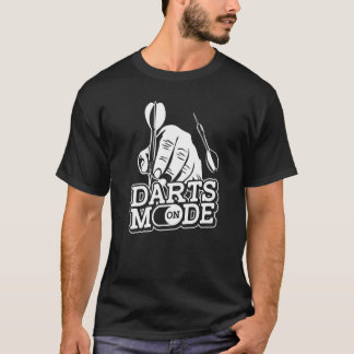 Darts Mode on Player Dart Throwing Pilar Dartboa T Shirt