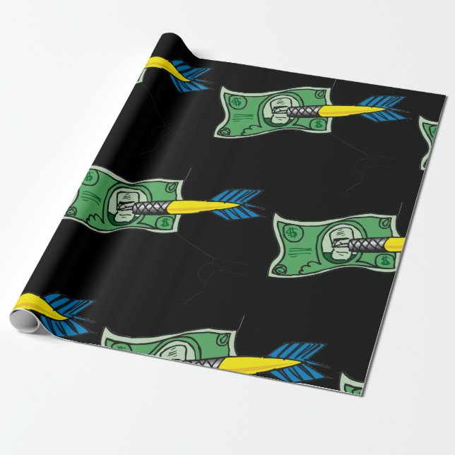 Darts Money Presentpapper (Utrullad)
