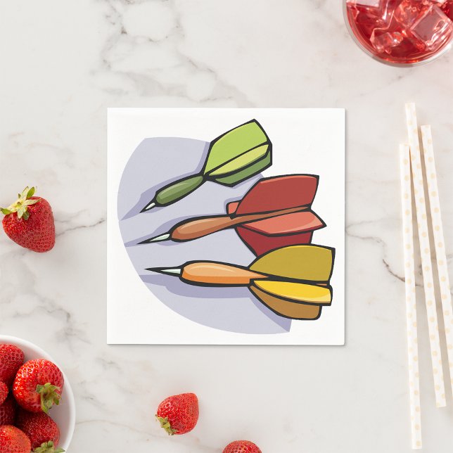 Darts Pappra Napkins Pappersservett (Skapare uppladdad)