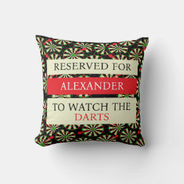 Darts Player Darts Match Reserved Seat Kudde