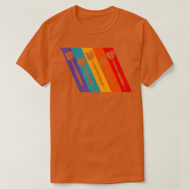 Darts Player Design För manar Women Dart Älskare T Shirt (Design framsida)