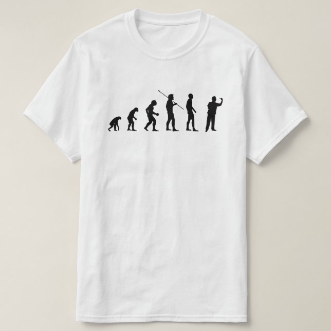 Darts Player Human Evolution Meme Bv T Shirt (Design framsida)