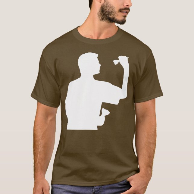 Darts Player T Shirt (Framsida)