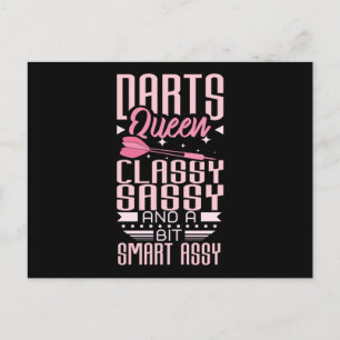 Darts Queen Vykort