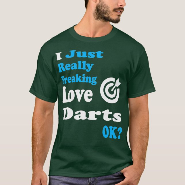 Darts Shirt I Verkligen Darts T Shirt (Framsida)