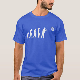 Darts-spel Dartboard-spel spel Evolution Dartsgame T Shirt