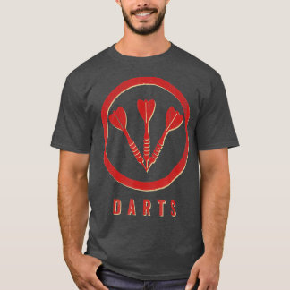 Darts Sport Vintage Retro T Shirt
