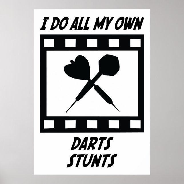 Darts Stunts Poster (Framsidan)