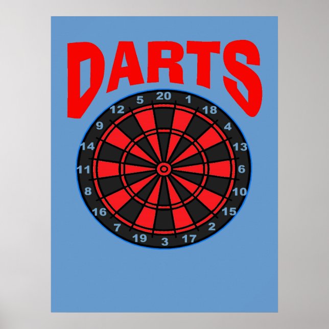 Darts Target Poster (Framsidan)