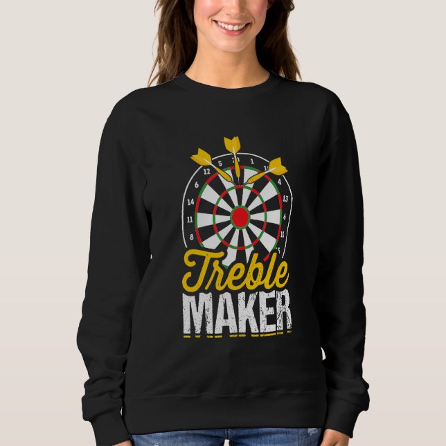Darts Thrower Dart Throwing Play Game Speltävling T Shirt (Framsida)