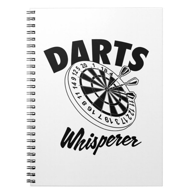 Darts Whisperer Anteckningsbok (Framsidan)