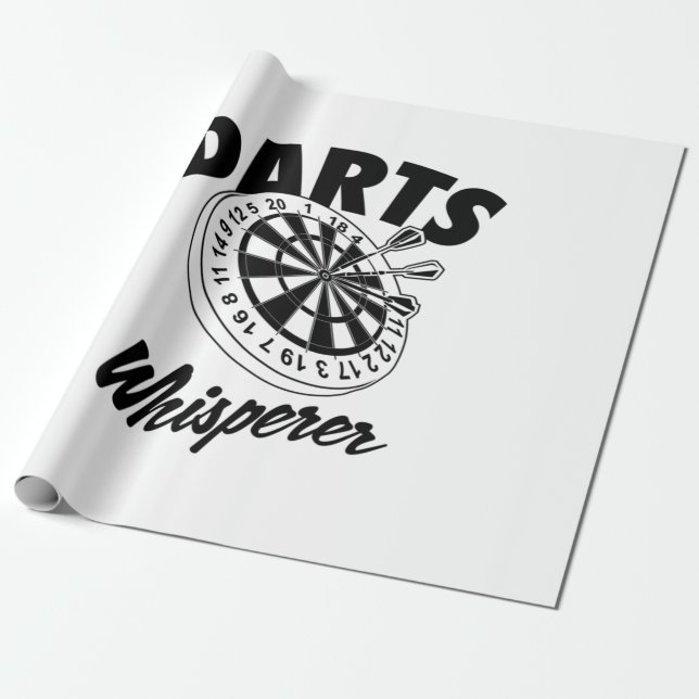 Darts Whisperer Presentpapper (Utrullad)