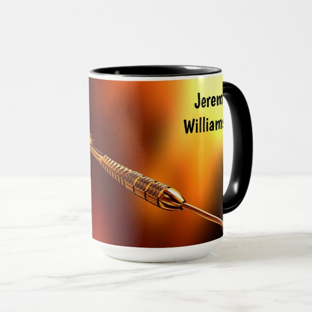 Dartspelares specialdesign - Personlig Mugg (Framsida höger)