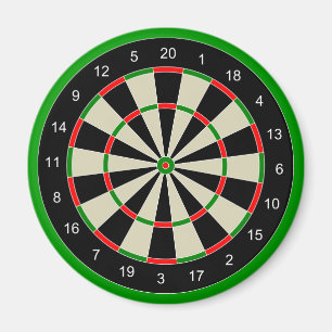 darttarget_Vector_Clipart DARTS DARTBOARD-MÅL Magnet