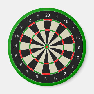darttarget_Vector_Clipart DARTS DARTBOARD-MÅL Magnet