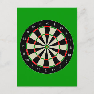 darttarget_Vector_Clipart DARTS DARTBOARD-MÅL Vykort