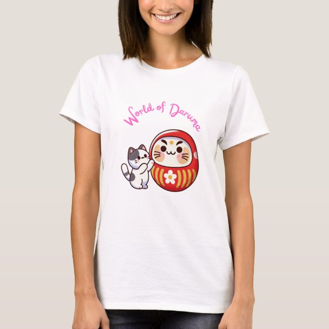 Daruma Art-världen T Shirt (Framsida)
