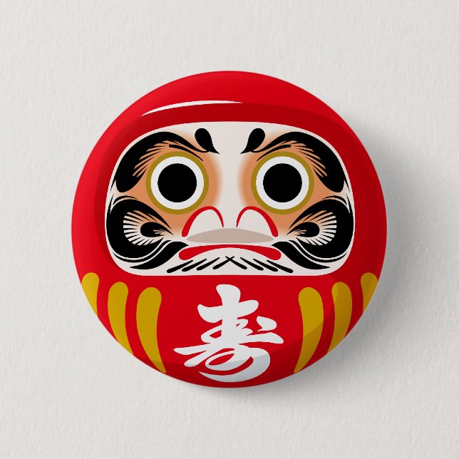 Daruma docka knapp (Framsida)