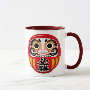 Daruma docka mugg