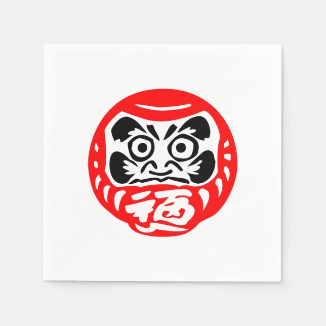 Daruma-docka Pappersservett (Framsidan)