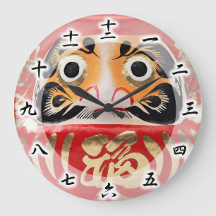 Daruma docka stor klocka