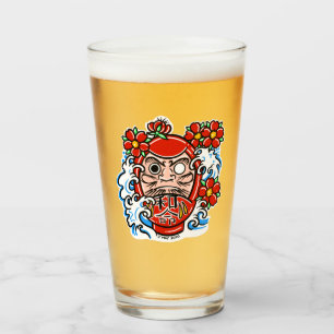 DARUMA DOLL Craft Beer Pint Glass Glaskopp