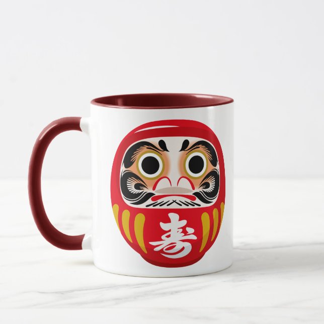 Daruma Doll Mugg (Vänster)