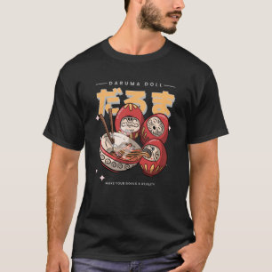Daruma Doll Ramen Soppa Food - Ramen T Shirt