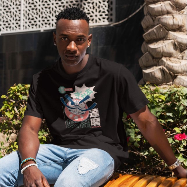 Daruma Japanska Yokai T Shirt (Skapare uppladdad)