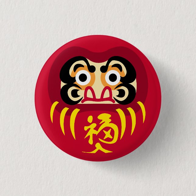 Daruma pin II Knapp (Framsida)