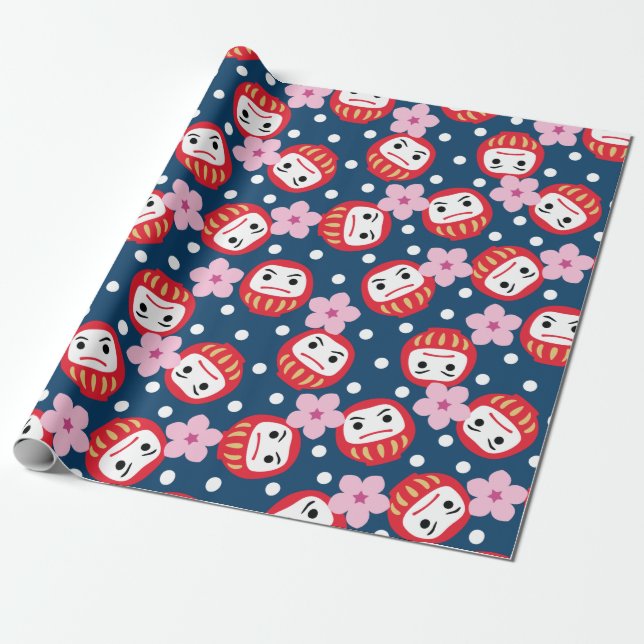 Daruma Presentpapper (Utrullad)