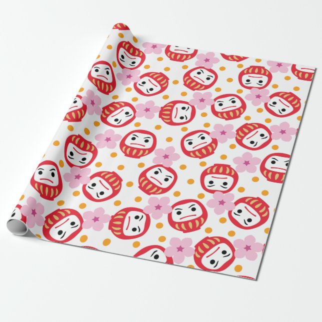 Daruma Presentpapper (Utrullad)