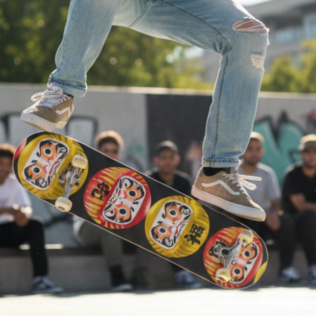 Daruma Skateboard – Japanese Ukiyo-e Inspired Art (Skapare uppladdad)