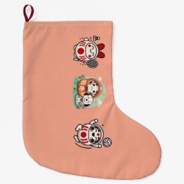 Daruma Trio Stor Julstrumpa