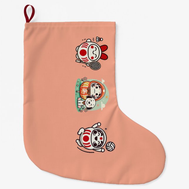 Daruma Trio Stor Julstrumpa (Framsidan)