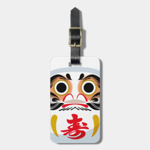 Darumadoll (traditionell japansk charm från lycka bagagebricka