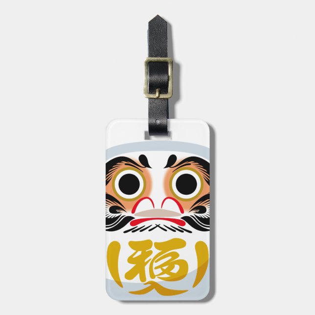 Darumadoll (traditionell japansk charm från lycka  bagagebricka (Vertikal Framsida)