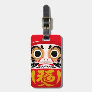 Darumadoll (traditionell japansk charm från lycka bagagebricka