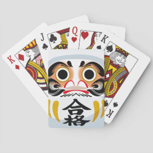 Darumadoll (traditionell japansk charm från lycka casinokort