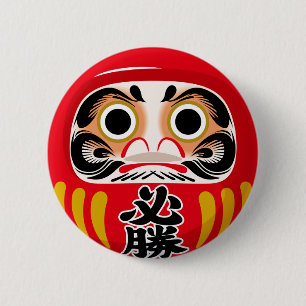 Darumadoll (traditionell japansk charm från lycka knapp