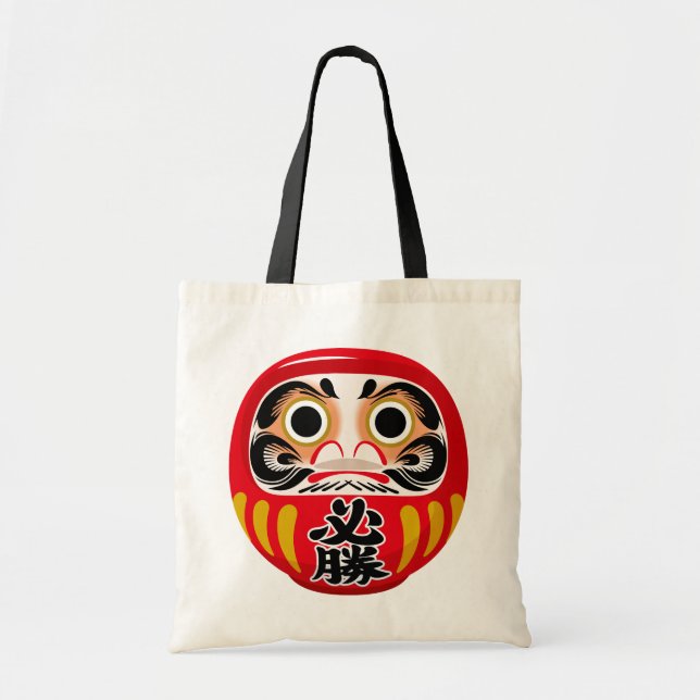 Darumadoll (traditionell japansk charm från lycka  tygkasse (Framsidan)