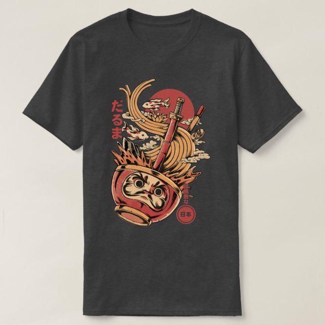 Darumas Ramen T Shirt (Design framsida)