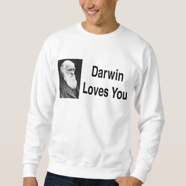Darwin älskar dig 2 lång ärmad tröja (Framsida)