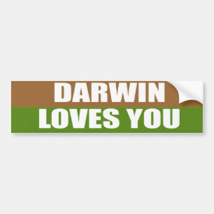 Darwin älskar dig bildekal