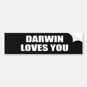 Darwin älskar dig bildekal