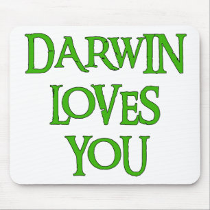 Darwin älskar dig musmatta