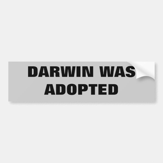 Darwin antogs bildekal (Framsidan)