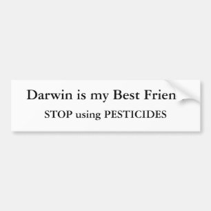 Darwin är min bästa vän, STOPP genom att använ Bildekal