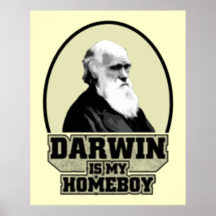 Darwin är min hempojke poster