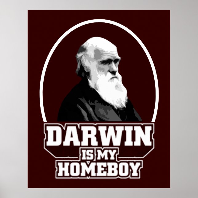Darwin är min hempojke poster (Framsidan)